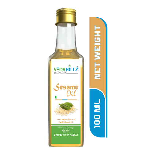 Vedahillz Cold Pressed Sesame Oil Sourced from Premium Natural Seeds